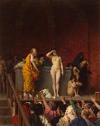 Jean-Leon Gerome Slave Market in Rome oil painting reproduction
